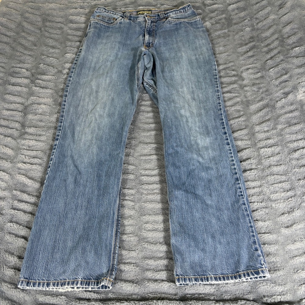 Mountain Khakis Mens Original Mountain Jeans 32x32 Blue Organic Cotton Straight